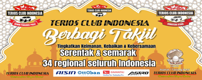 
					Komunitas Terios Club Indonesia (TCI) Asahan Tanjung Balai Gelar Berbagi Takjil
