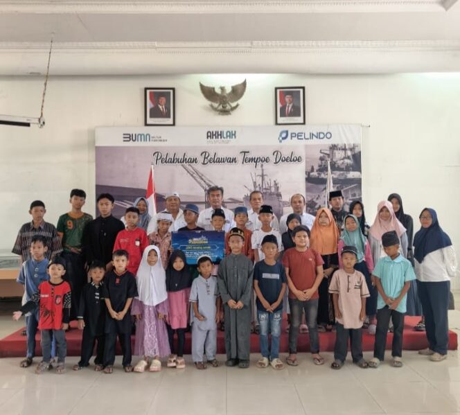 
					Ramadhan Berbagi, Pelindo Regional 1 Belawan Gelar Bansos