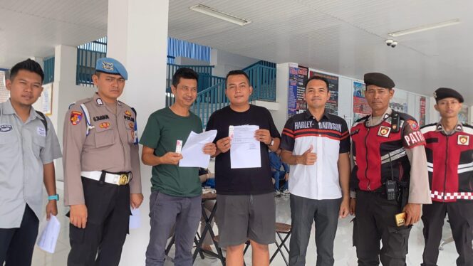 
					Polresta Deli Serdang Laksanakan Tes Urine Sopir Angkutan Umum, Pastikan Keselamatan Mudik Lebaran