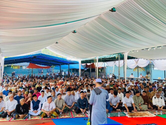 
					Khidmat dan Penuh Makna, Lapas Labuhan Ruku Gelar Sholat Idul Fitri Bersama Warga Binaan dan Petugas