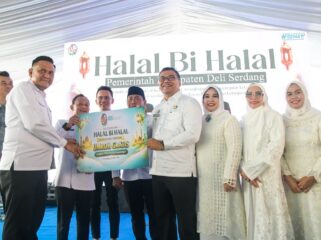 Foto suasana halal bihalal lebaran idulfitri 1447H pemkab Deli Serdang.(25/3/2026). Istimewa.