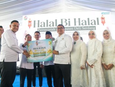 Foto suasana halal bihalal lebaran idulfitri 1447H pemkab Deli Serdang.(25/3/2026). Istimewa.
