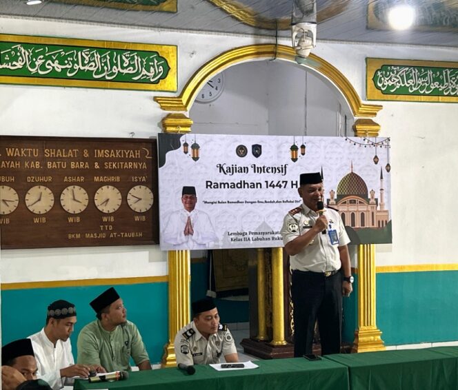 
					Perkuat Keagamaan Lapas Labuhan Ruku Gelar Kajian Instensif Ramadhan
