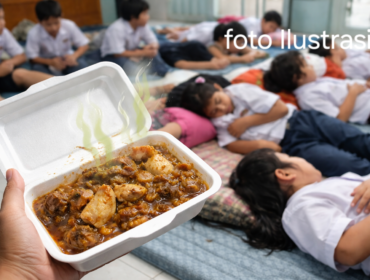 Foto ilustrasi menu MBG Tak Layak Konsumsi