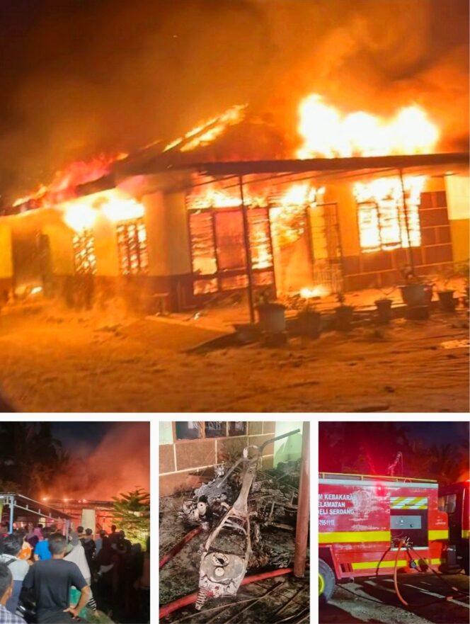 
					Rumah Warga di Pantai Labu Deli Serdang Ludes Dilalap Si jago Merah