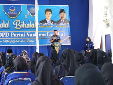 Dewan Pimpinan Daerah (DPD) Partai NasDem Langkat menggelar halalbihalal, Minggu (5/4/2026) siang.(istimewa)