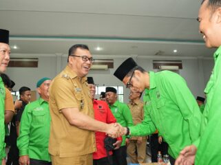 Bupati Deli Serdang Asriludin Tambunan hadiri Muscab PKB Deli Serdang.