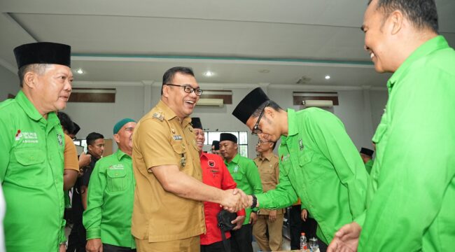 Bupati Deli Serdang Asriludin Tambunan hadiri Muscab PKB Deli Serdang.