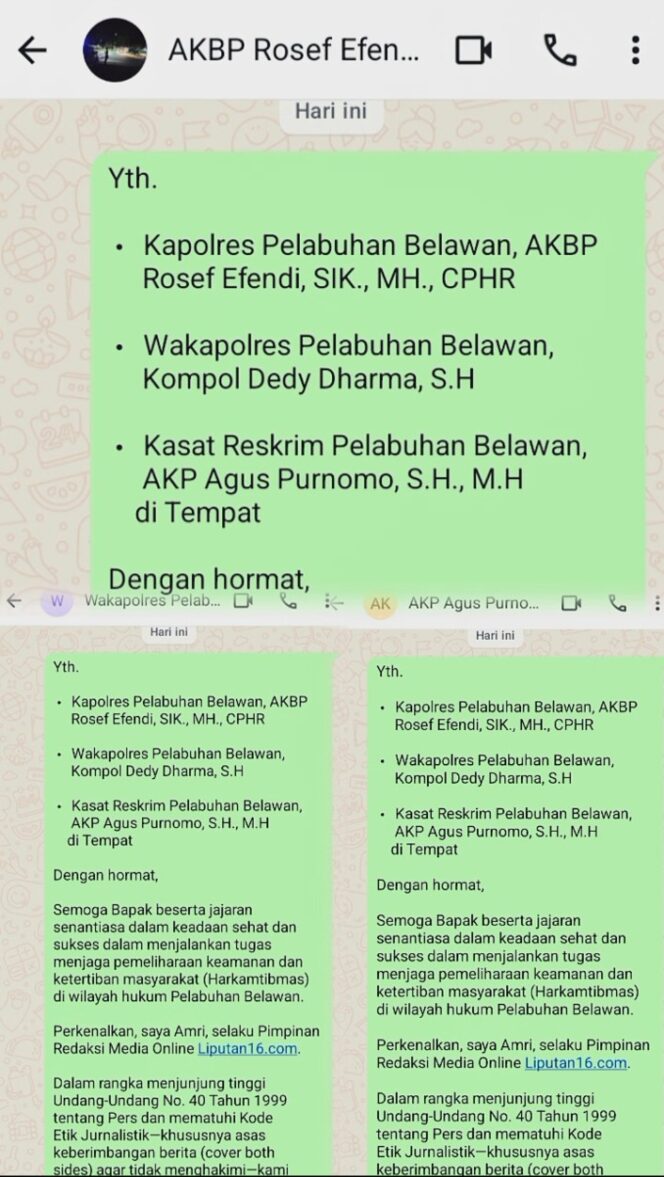 
					Sabtu Penentuan! Kapolda Sumut Diuji: Hancurkan Mafia Judi Marelan atau Biarkan Hukum Dipermalukan