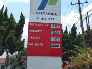 Foto SPBU 14212 259 diduga bermain BBM Solar Subsidi.(ist)