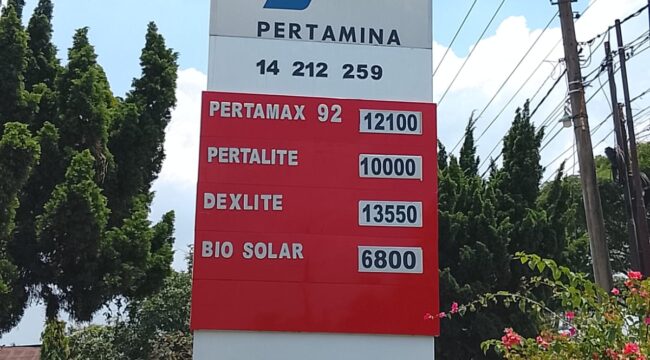 Foto SPBU 14212 259 diduga bermain BBM Solar Subsidi.(ist)