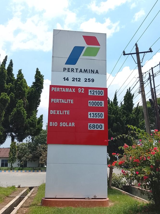 
					Foto SPBU 14212 259 diduga bermain BBM Solar Subsidi.(ist)