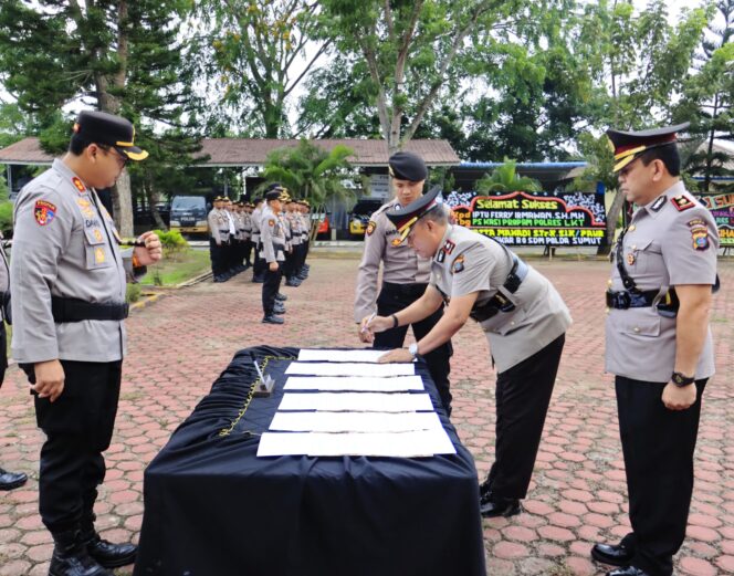 
					PJU hingga Kapolsek Jajaran Polres Langkat Diganti, Ini Daftarnya