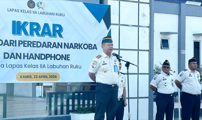 
					Ikrar Zero Halinar, Lapas Labuhan Ruku Tegaskan Komitmen Berantas Narkoba, HP Ilegal, dan Pungli