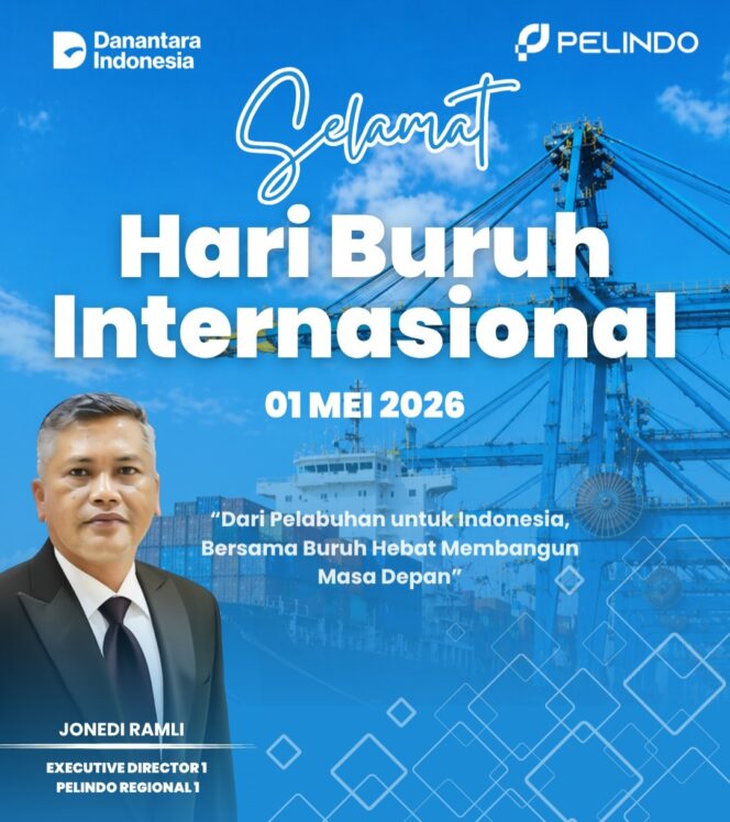 
					Peringati Hari Buruh Internasional 2026, Pelindo Regional 1 Tegaskan Peran Strategis Pekerja Pelabuhan