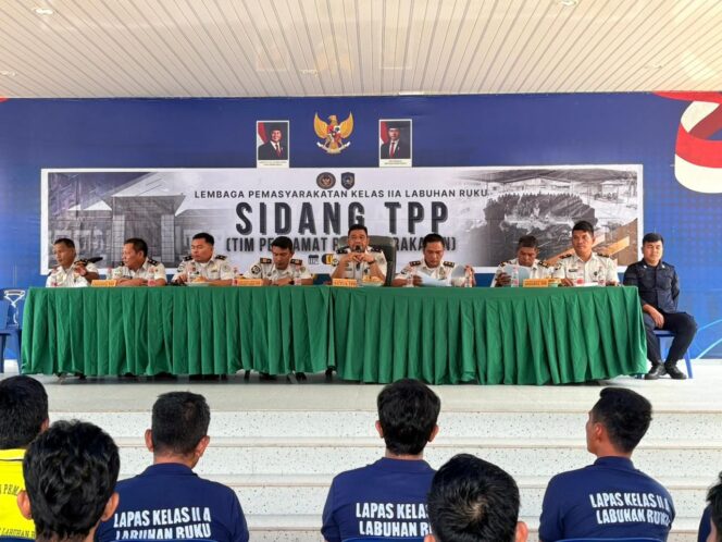 
					64 WARGA BINAAN LAPAS LABUHAN RUKU IKUT SIDANG TPP, BAHAS USULAN PB, CB DAN TAMPING