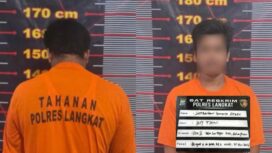 Seorang pria berinisial SPS (28),

diduga pelaku kekerasan terhadap anak usia 4 tahun ditangkap Satuan Reserse Kriminal Polres Langkat