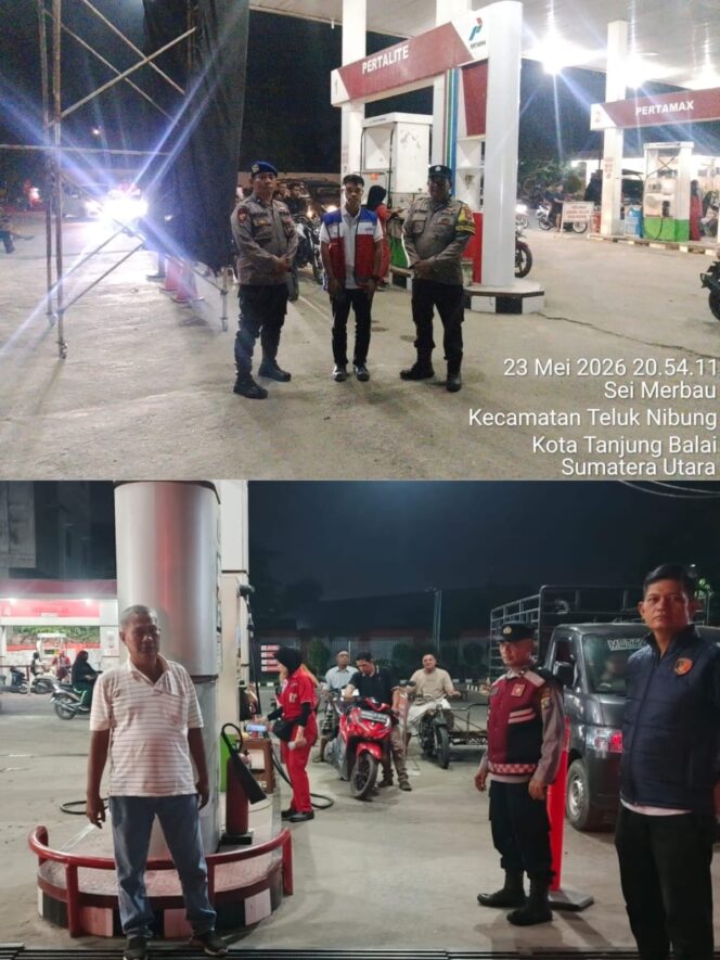 
					Polres Tanjung Balai Perketat Pengamanan dan Awasi Stok BBM di Sejumlah SPBU