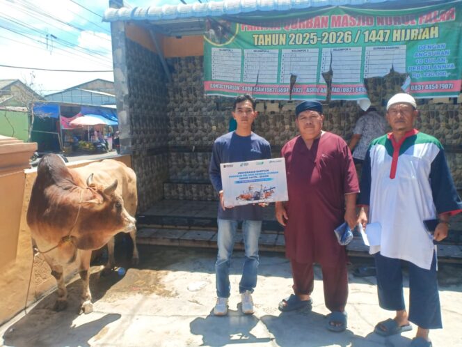 
					Pelindo Regional 1 Serahkan Hewan Qurban kepada Masjid Di Sekitar Pelabuhan