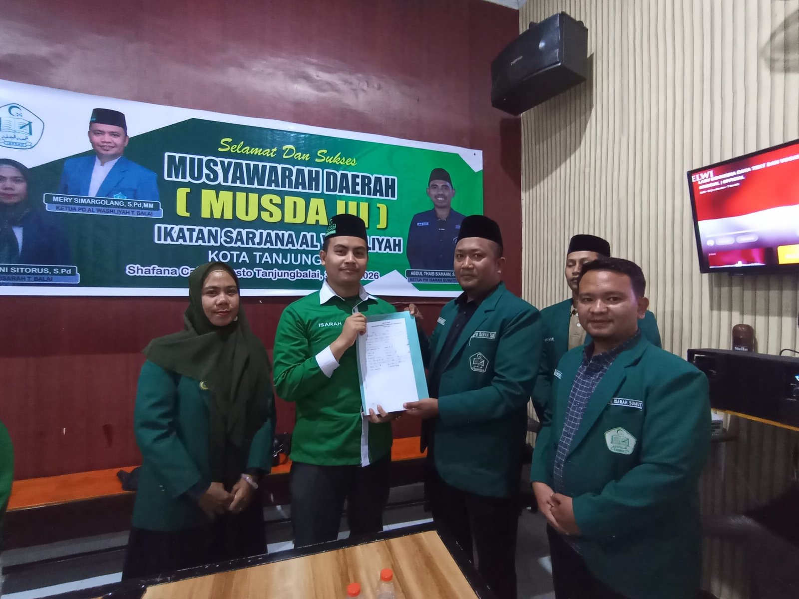 PD ISARAH Kota Tanjungbalai Gelar MUSDA Ke-III, Rizky Nanda Pahlawan, S. sos Terpilih