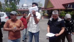 GEMPPAR Geruduk Kantor Kejari Asahan, Laporkan Kasus Dugaan Korupsi Disporapar