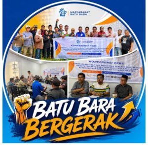 Teks foto: Roma Damanik, Syahnan & Perwakilan Jurnalis Sholeh Pelka menggelar konferensi pers