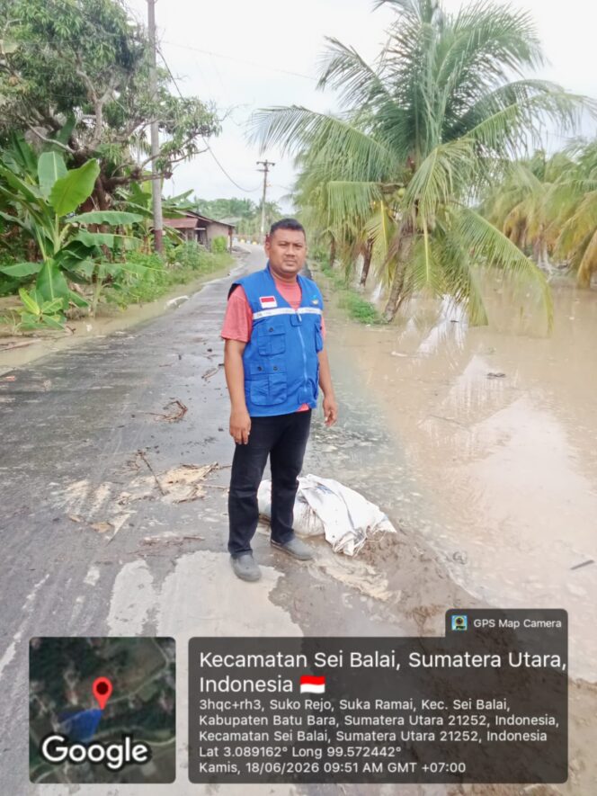 
					53 Rumah Terendam Banjir Di Sukarejo, Tagana Bergerak Cepat Melakukan Epaluasi&Asesmen