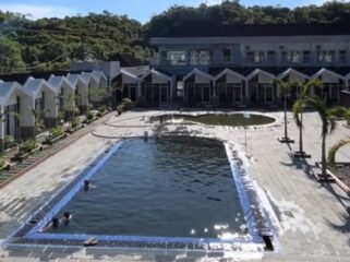 Ket foto: Screnshot foto video akun sosial media Tiktok yang beredar, bangunan hotel di lokasi kawasan Wisata Tangkahan, Langkat.