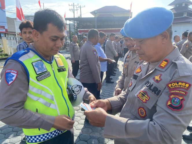
					Polres Tanjung Balai Gelar Apel Kedisiplinan dan Kesiapan Personel 