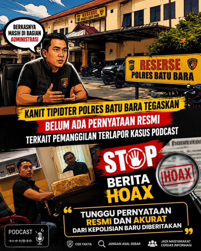 
					Berkas Masih Tahap Administrasi, Polres Batu Bara Bantah Informasi Pemanggilan Terlapor