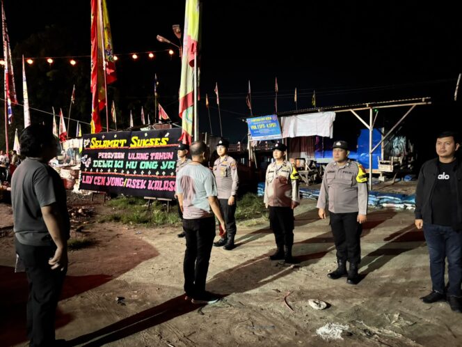 
					Polres Tanjungbalai Kawal Perayaan Ulang Tahun Dewa Ki Hu Ong Ya di Vihara Ki Ong Keng