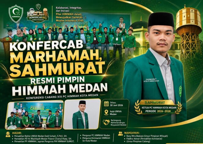
					Konfercab Marhamah, Sahmurat Resmi Pimpin HIMMAH Medan