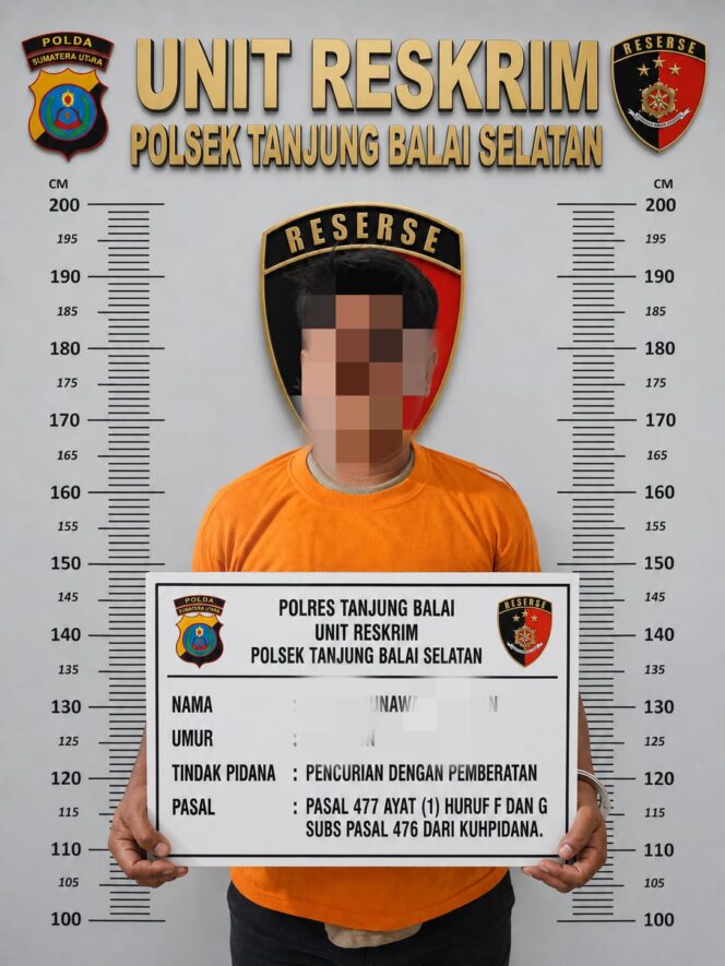 
					Maling Kabel Milik Dishub Kota Tanjungbalai Diciduk Polisi