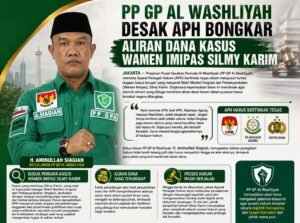PP GP Al Washliyah Desak APH Bongkar Aliran Dana Kasus Wamen Imipas Silmy Karim