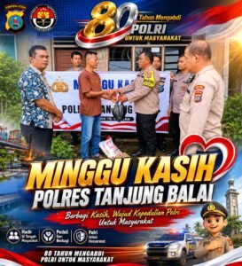 Dengar Curhatan Warga, Polres Tanjung Balai Gelar Minggu Kasih
