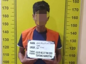 Seorang Pria Pengedar sabu di Tanjung Morawa Diamankan Sat Resnarkoba