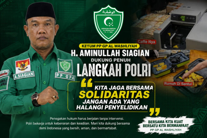 
					Ketum GP Al Washliyah: “Kita Jaga Bersama Solidaritas, Jangan Ada yang Halangi Penyelidikan Polri!