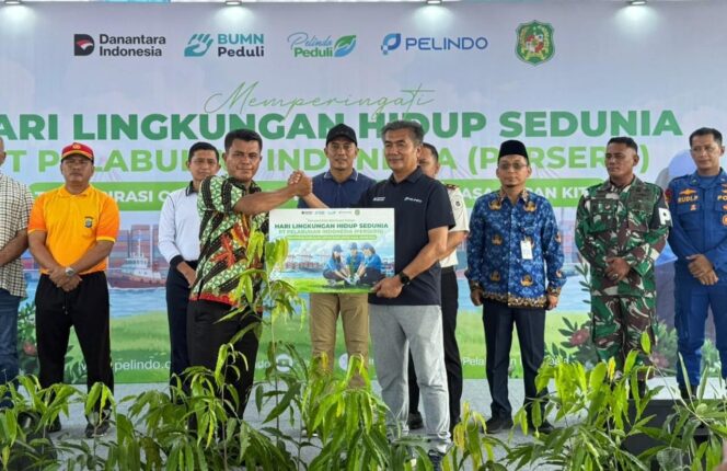
					Peringati Hari Lingkungan Hidup 2026, Pelindo Regional I Tanam 2.500 Pohon di Kawasan Belawan