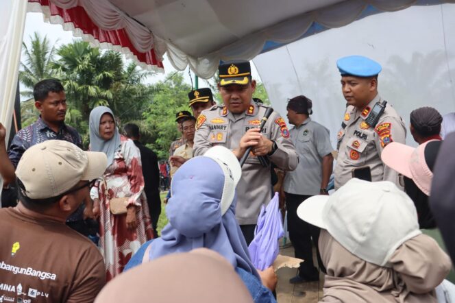 
					Polres Langkat Gelar Pengamanan di Aksi Damai dan Dialog Virtual Bahas Bantuan Pascabanjir