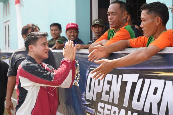
					Sambut HUT RI Ke-81, Ricky Anthony Buka Turnamen Sepak Takraw RA Cup I 2026