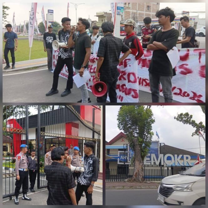 
					Mahasiswa Desak Polda Sumut Usut Tuntas Laporan Dugaan Penjualan Lahan Sawit, Serahkan Tuntutan ke DPD Partai Demokrat Sumut