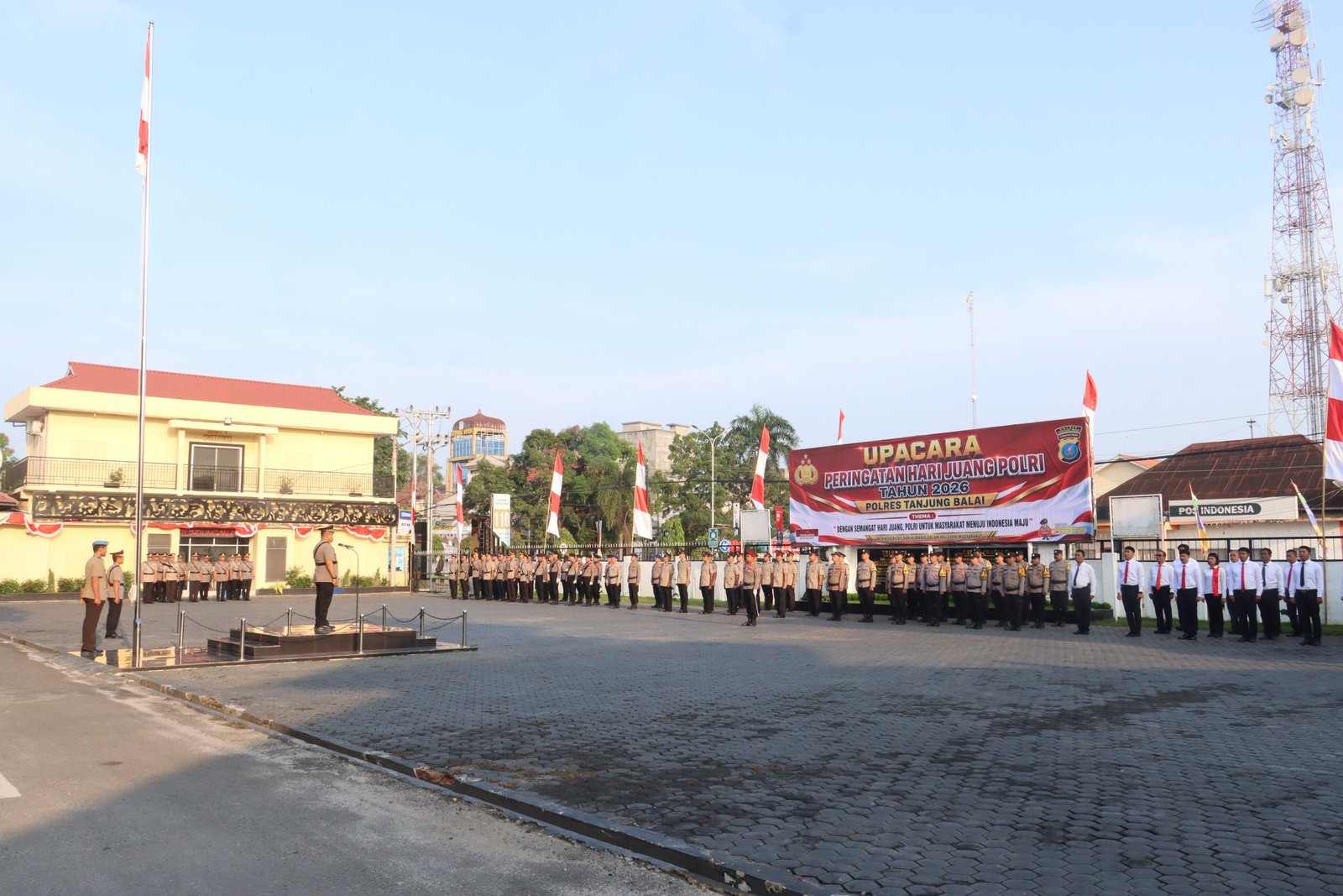 Polres Tanjungbalai Gelar Upacara Peringatan Hari Juang Polri 2026