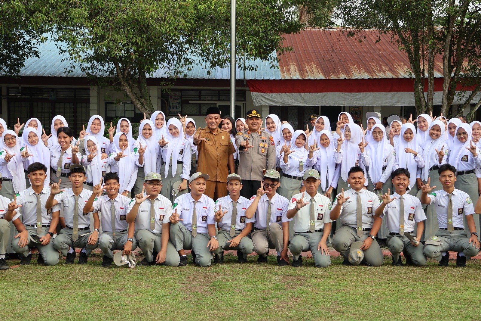 Kapolres Langkat Berikan Motivasi dan Edukasi Kamtibmas kepada Pelajar