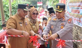 Wujud Nyata Dukung Asta Cita Presiden, Polres Tanjungbalai Resmikan Jembatan Merah Putih
