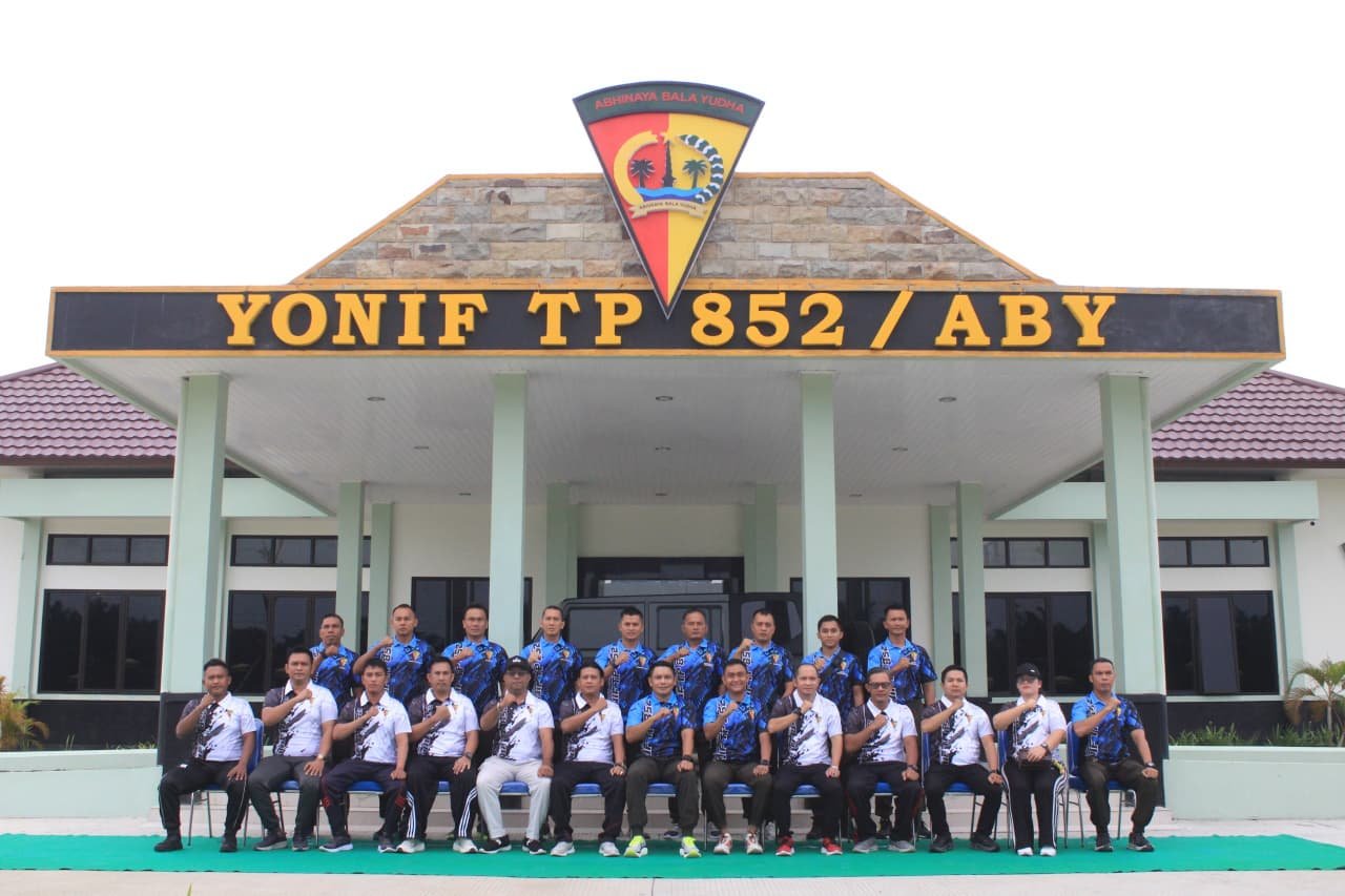 Satukan Langkah, Eratkan Kebersamaan untuk Negeri, Yonif TP 852/ABY Bersama Insan Pers
