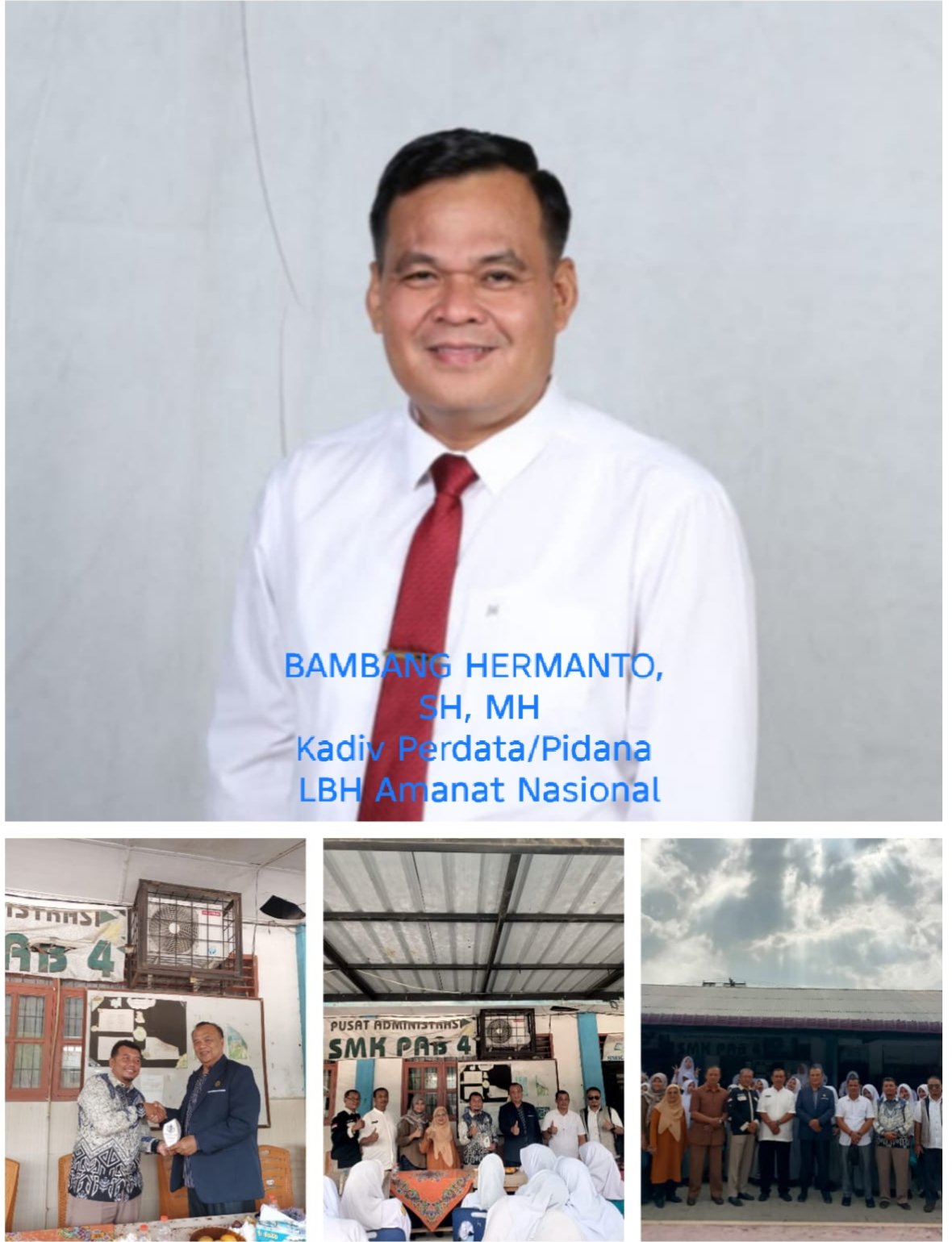 SMK PAB 4 Klumpang Gandeng LBH Amanat Nasional, 140 Siswa Dibekali Edukasi UU ITE