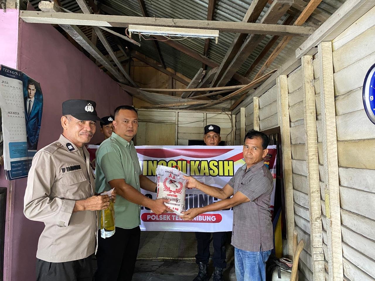 Polres Tanjung Balai Gelar Minggu Kasih di Teluk Nibung, Salurkan Sembako dan Serap Aspirasi Warga