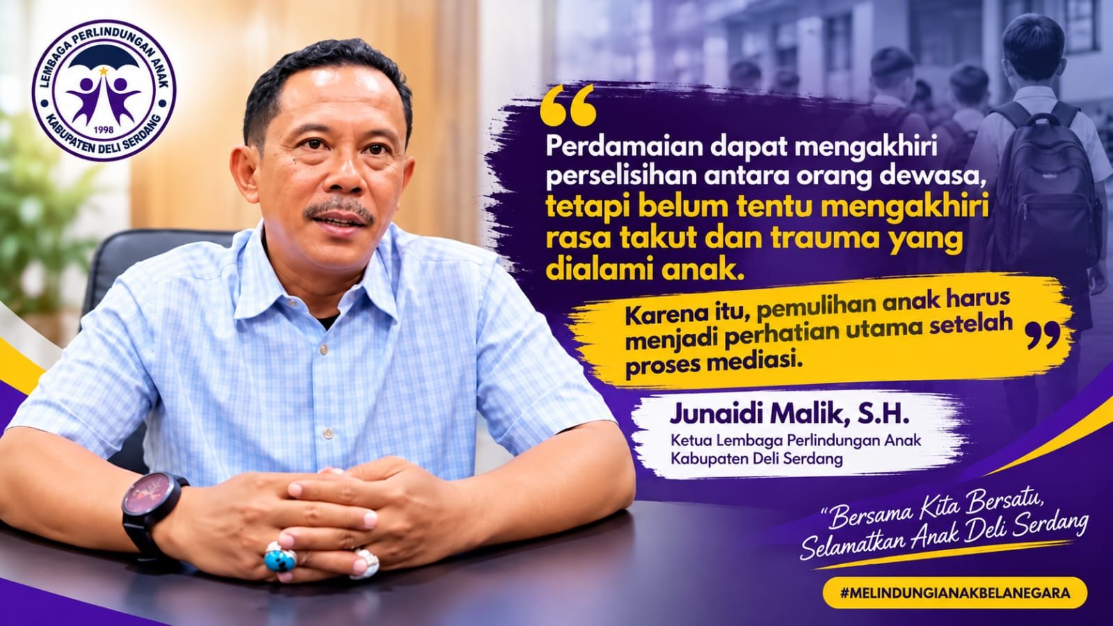 Apresiasi Mediasi Dinas Pendidikan, LPA Dorong Pokja BSAN Perkuat Pencegahan Kekerasan Dan Pemulihan Anak Di Sekolah
