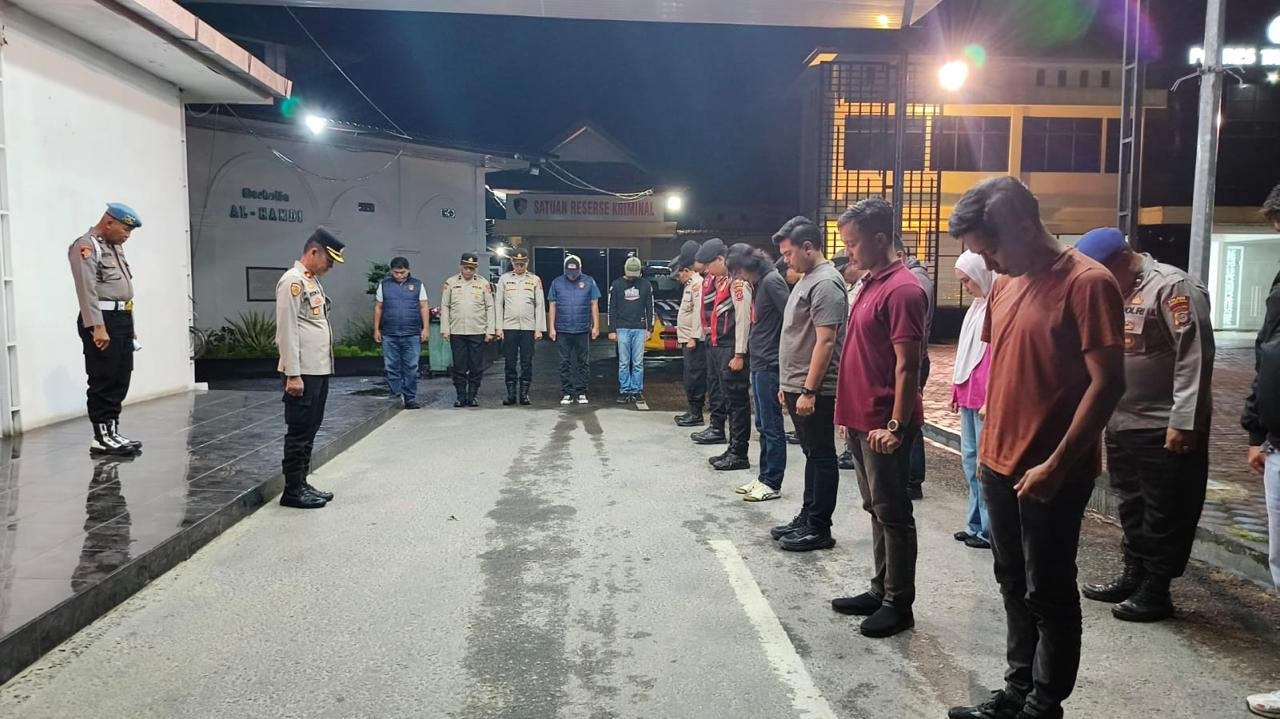 Polres Tanjungbalai Gelar Patroli Malam, Antisipasi Geng Motor hingga Kejahatan Jalanan