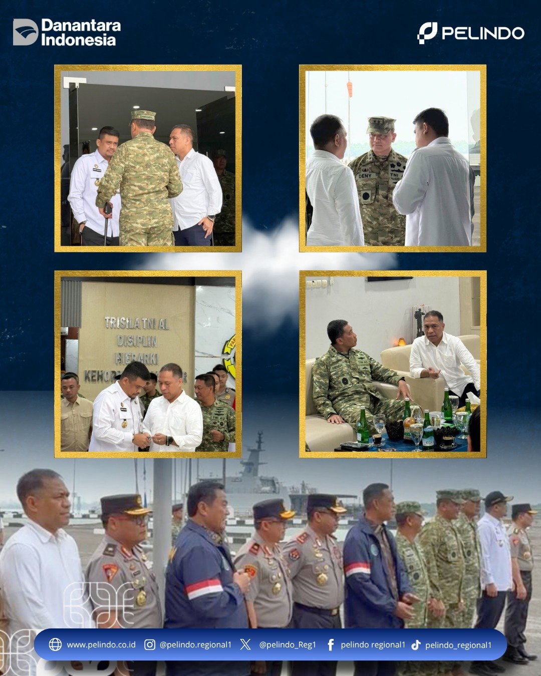 Area Terminal Penumpang milik Pelindo Regional 1 Dipilih Sebagai Lokasi Sandar Kapal Tangkapan dan Lokasi Pelaksanaan Konferensi Pers Kapolri
